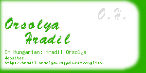 orsolya hradil business card